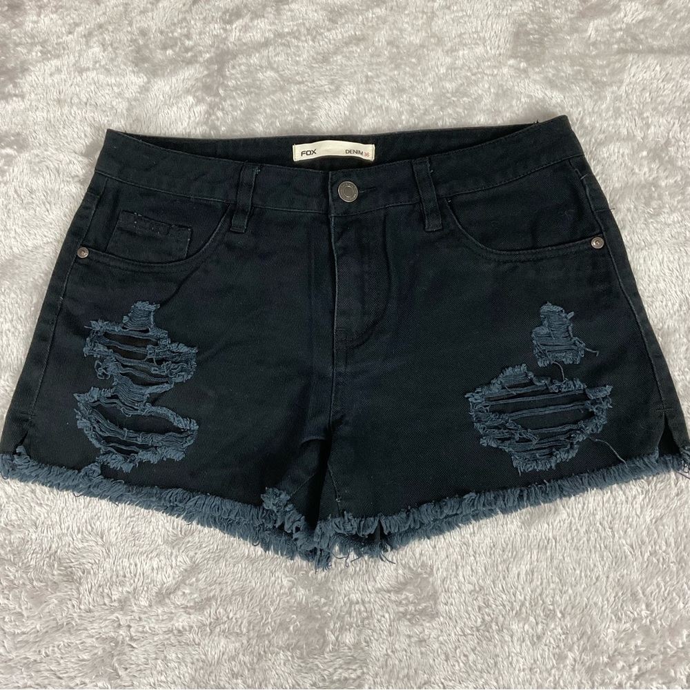 Fox Denim Distressed Shorts Size 36